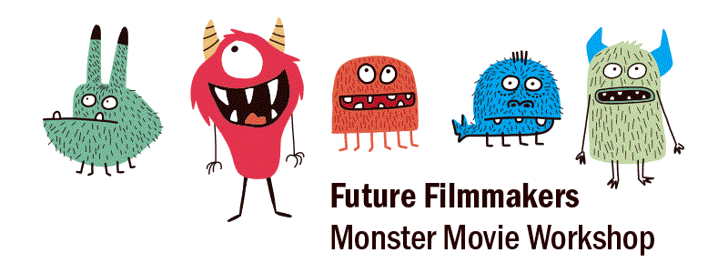 Future Filmmaker's Monster Movie Workshop showingcute little monster images